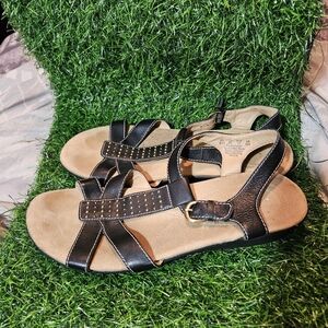 Naturalizer Watson N5 Comfort sandal-Black-Women's 9.5M